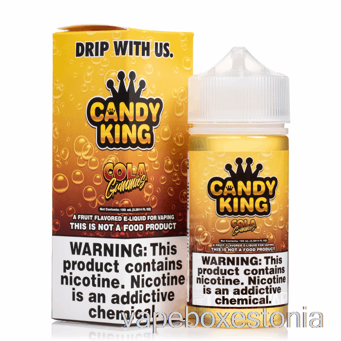 Vape Box Estonia Cola Kummikommid - Kommikuningas - 100ml 3mg